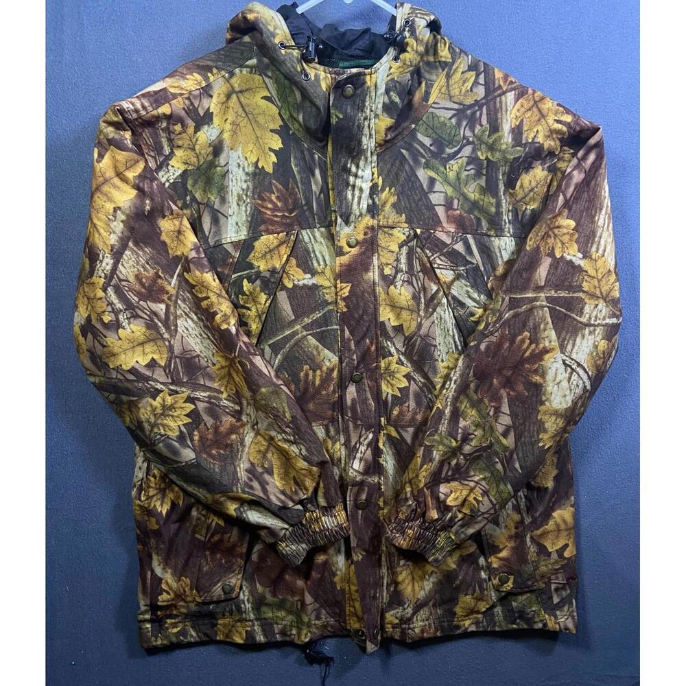 Master Sportsman Men's Camouflage Hooded Lite Weight Hunting Jacket Size Medium